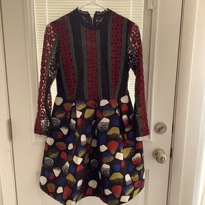 Dress Multi Warm colored dress